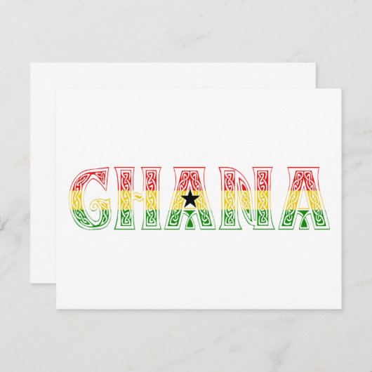 Ghana Colors design! (Front/Back)