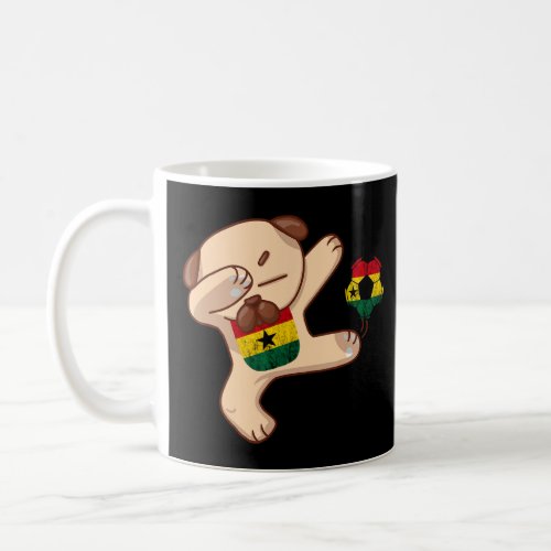 Ghana Dog Ghana Flag Ghanese Pride Ghana Football  Coffee Mug