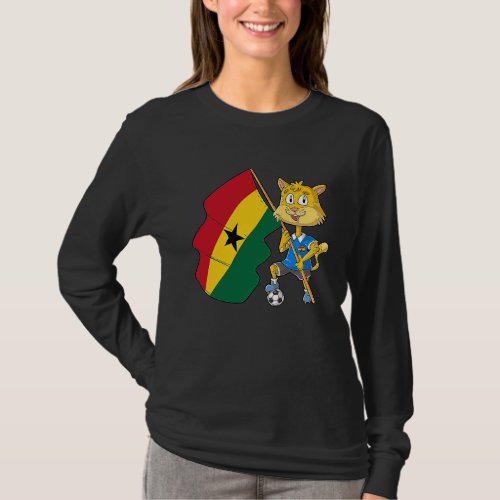 Ghana Fan Cat T_Shirt