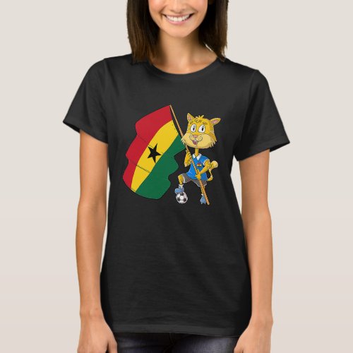 Ghana Fan Cat T_Shirt