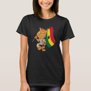 Ghana Fan Cat T-Shirt