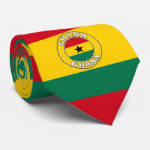 Ghana Fla Neck Tie, Stylish Ghana Tie Design.