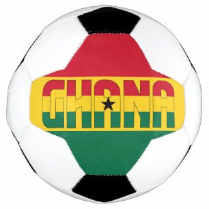 Ghana Flag Adorable Patriotic Soccer Ball