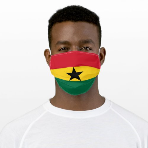 Ghana Flag Adult Cloth Face Mask