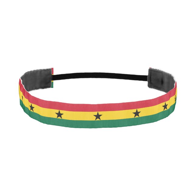 Ghana Flag Athletic Headband (Front)