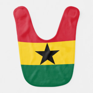 Ghana Flag Baby Bib