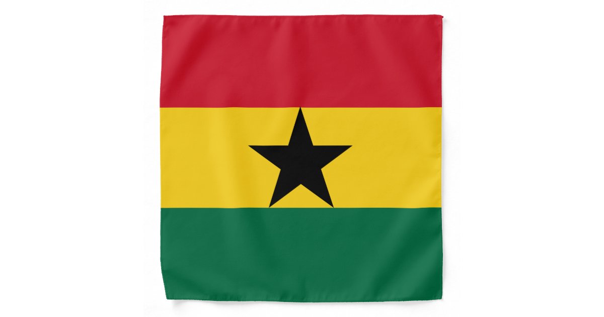 Ghana Flag Bandana Zazzle