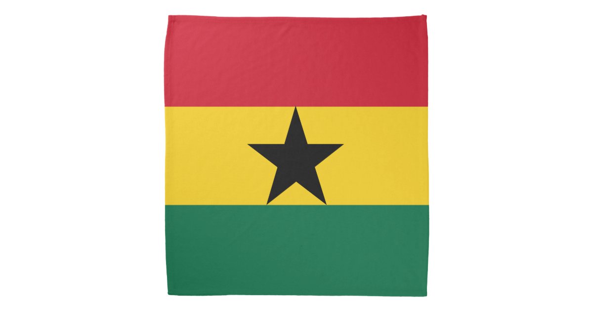 Download Ghana Flag Bandana | Zazzle.com