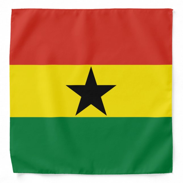 Ghana flag bandana (Front)