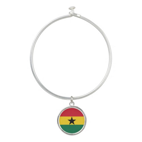 Ghana Flag Bangle Bracelet