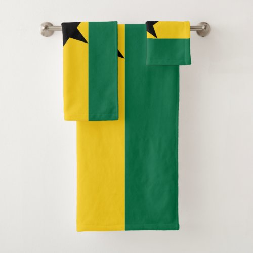 Ghana Flag Bath Towel Set