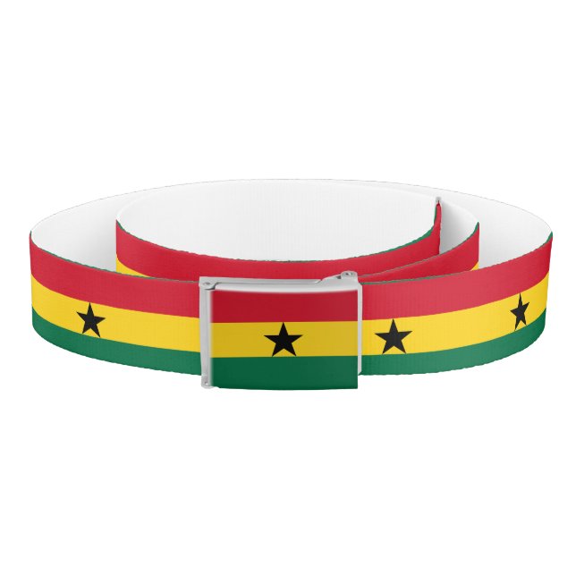 Ghana Flag Belt (Coil)