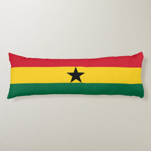 Ghana Flag Body Pillow