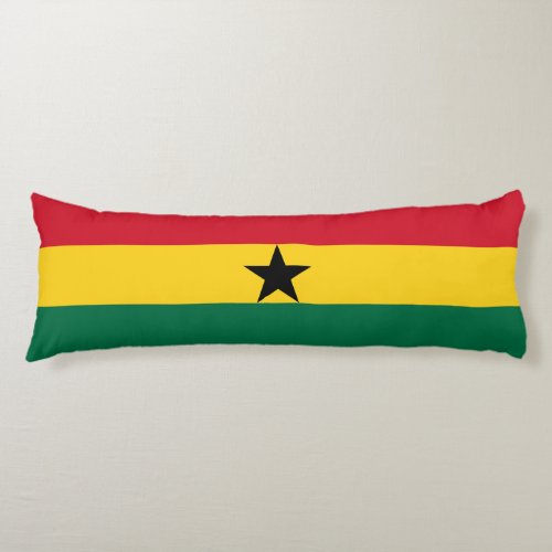 Ghana Flag Body Pillow