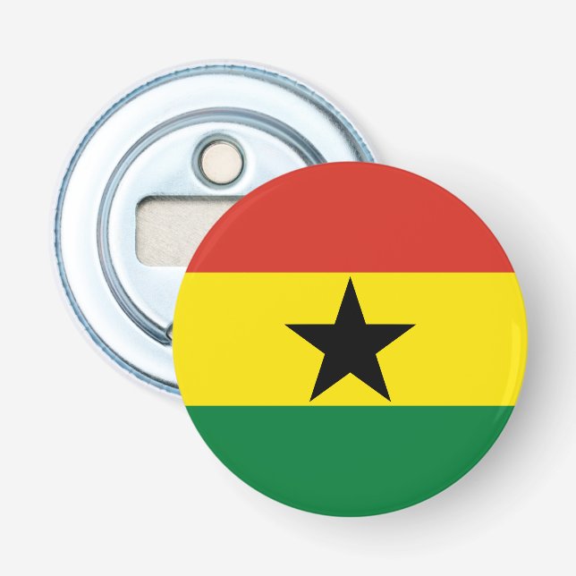 Ghana flag bottle opener (Front)