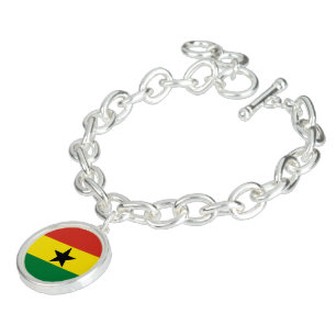 Ghana flag bracelet