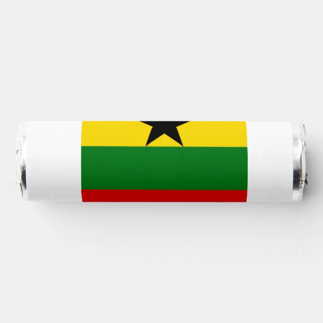 Ghana Flag Breath Savers Mint Favor (Front)