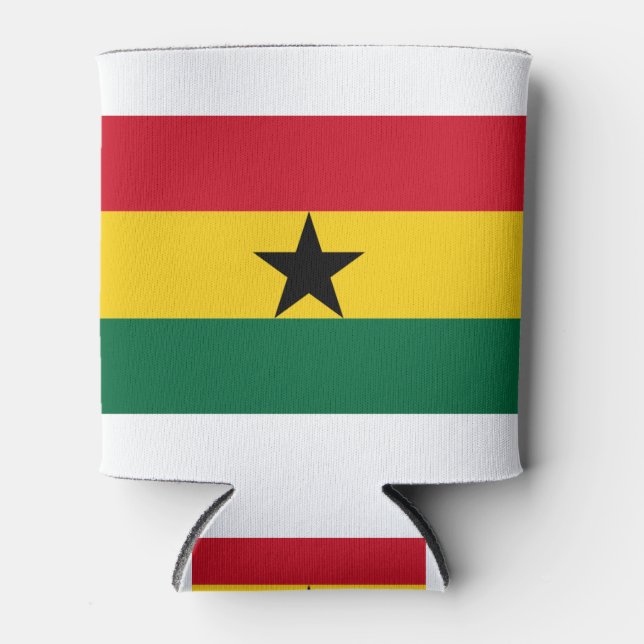 Ghana Flag Can Cooler (Front)