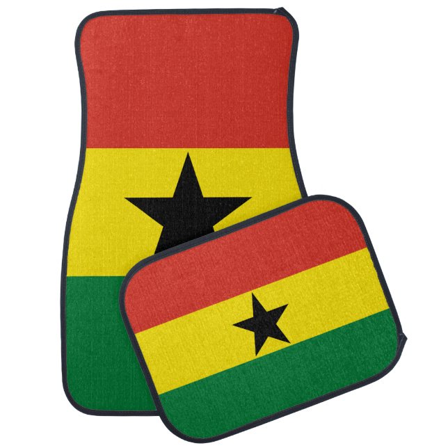 Ghana flag car floor mat (Set)