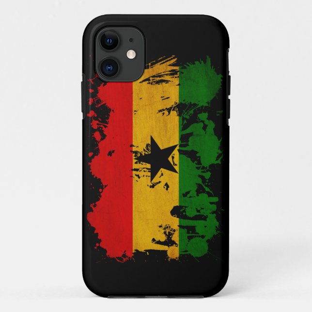 Ghana Flag Case-Mate iPhone Case (Back)