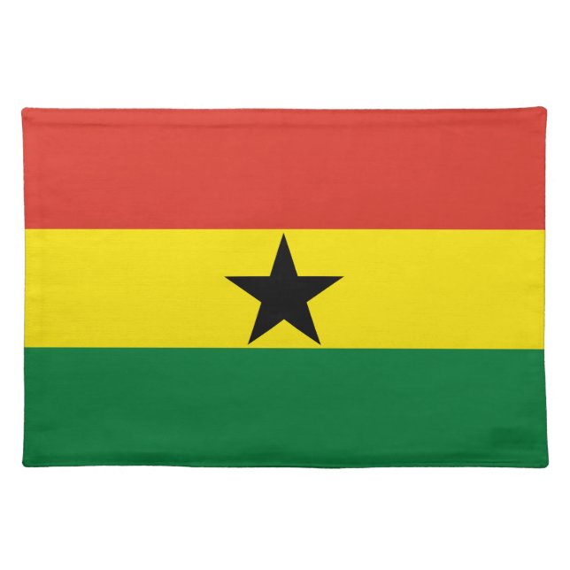 Ghana flag cloth placemat (Front)