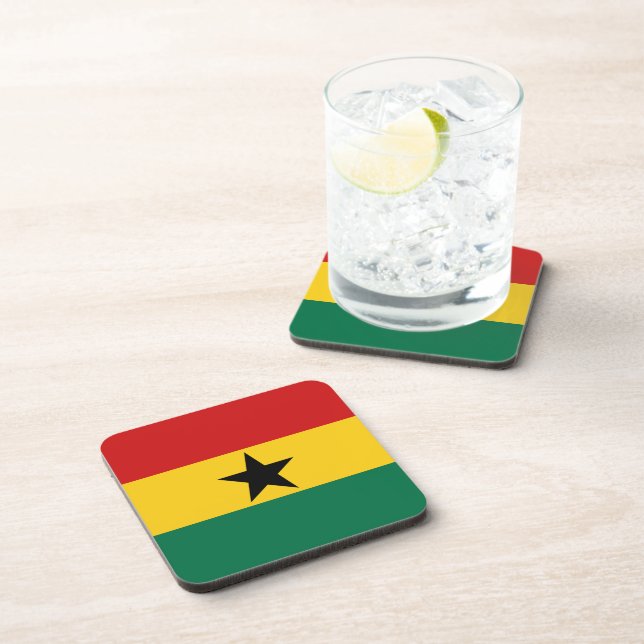 Ghana Flag Coaster (Right Side)
