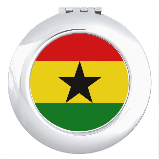 Ghana Flag Compact Mirror (Front)