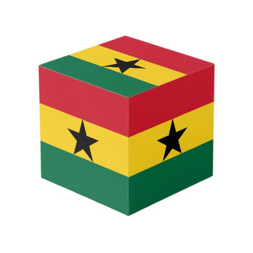 Ghana Flag Cube