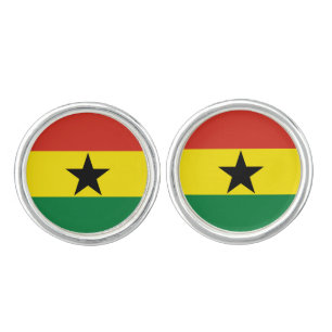 Ghana flag cufflinks