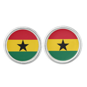 Ghana Flag Cufflinks