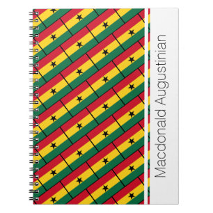 GHANA Flag Customized Notebook Journal