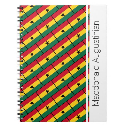 GHANA Flag Customized Notebook Journal