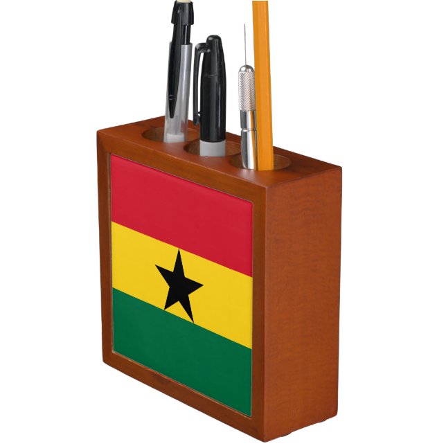 Ghana Flag Desk Organizer (In Situ)