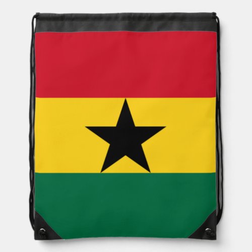 Ghana flag Drawstring Backpack