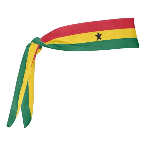Ghana Flag Elegant Patriotic Tie Headband