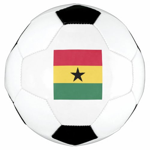 Ghana Flag Emblem Soccer Ball