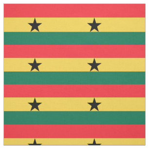 Ghana Flag Fabric