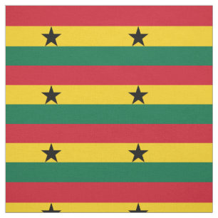 Ghana Flag Fabric