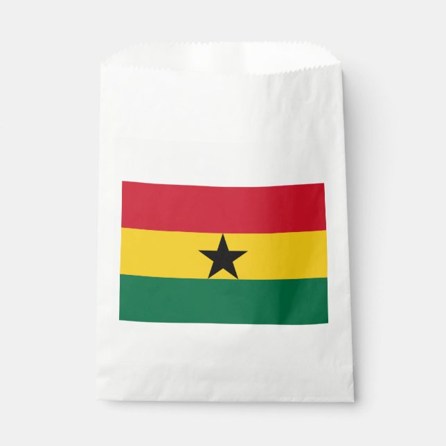 Ghana Flag Favor Bag (Front)
