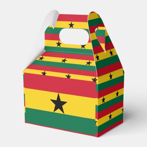 Ghana Flag Favor Boxes