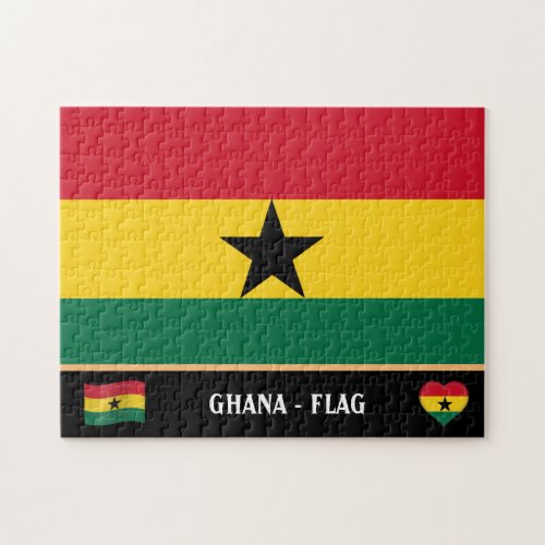 Ghana Flag  Ghanian country  Ghana Jigsaw Puzzle