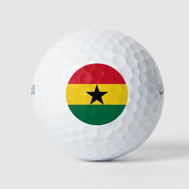 Ghana Flag Golf Balls (Front)