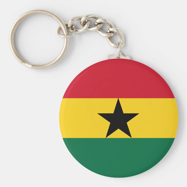 Ghana Flag Keychain (Front)