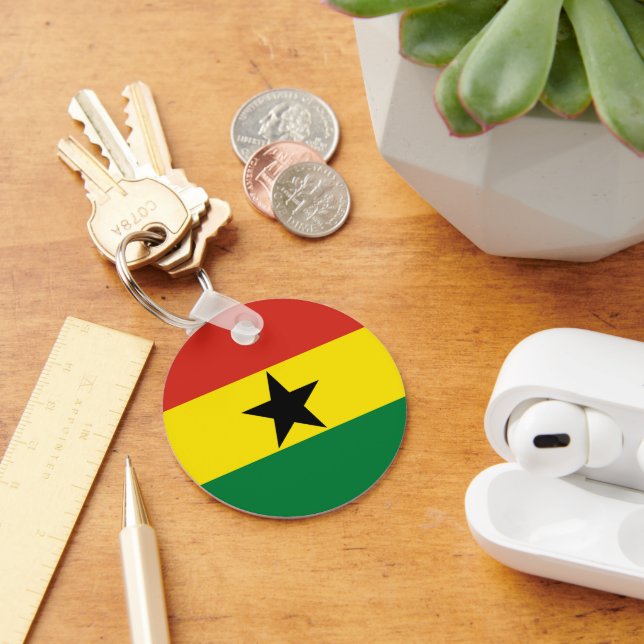 Ghana flag keychain (Desk)