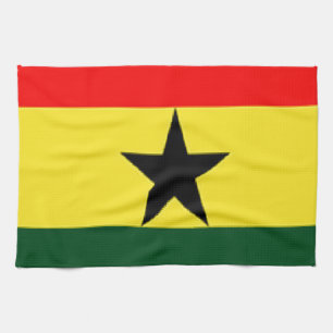 Ghana flag kitchen towel