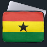Ghana flag laptop sleeve<br><div class="desc">An ideal gift for all those who are patriotic of their country!</div>