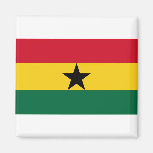 Ghana Flag Magnet (Front)