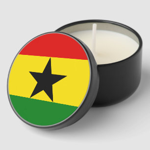 Ghana Flag Mini Candle Favors