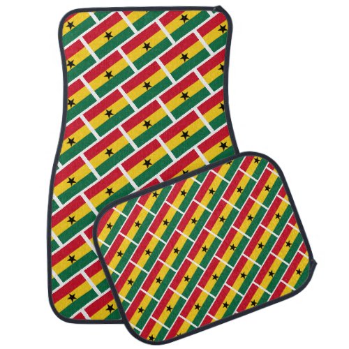 GHANA FLAG Modern Patriotic Ghanaian Black Star Car Floor Mat