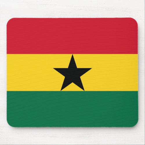 Ghana Flag Mouse Pad